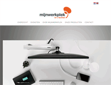 Tablet Screenshot of mijnwerkplek.com